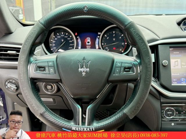 瑪莎拉蒂 GHIBLI 柴 2015年 3.0 藍 5778  第11張相片