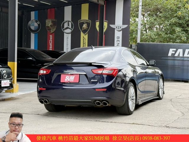 瑪莎拉蒂 GHIBLI 柴 2015年 3.0 藍 5778  第19張相片