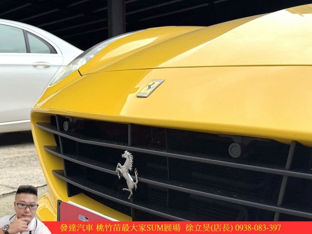 法拉利 CALIFORNIA 2015年 3.9 淺黃 黑 1668 寄  第3張相片
