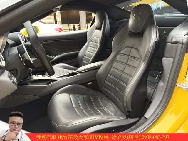 法拉利 CALIFORNIA 2015年 3.9 淺黃 黑 1668 寄  第4張相片