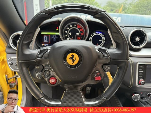 法拉利 CALIFORNIA 2015年 3.9 淺黃 黑 1668 寄  第8張相片