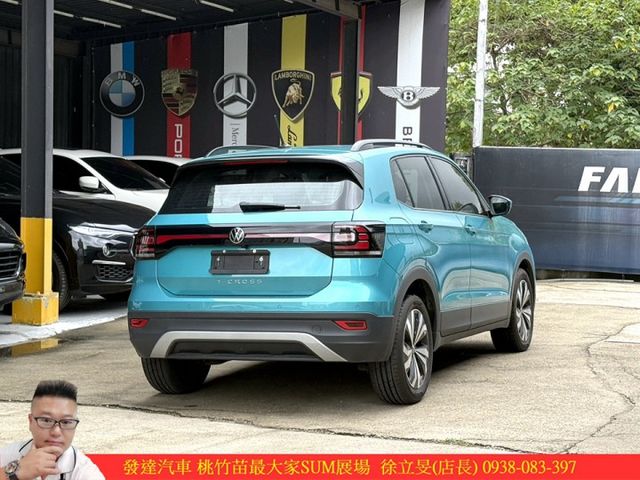 福斯 T-CROSS 2022年 1.0 綠 1831  第15張相片