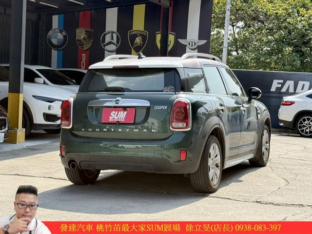 MINI COOPER COUNTRY 2017年 1.5 綠白 7608 順  第13張相片