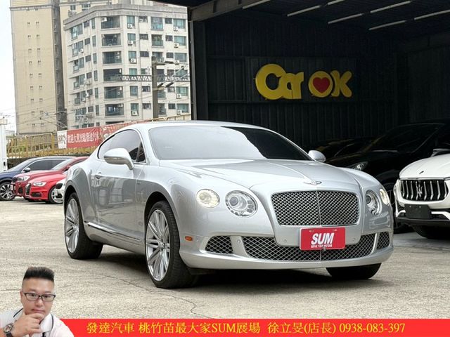 賓利 CONTINENTAL GT 2013年 6.0 銀 9585  第2張相片