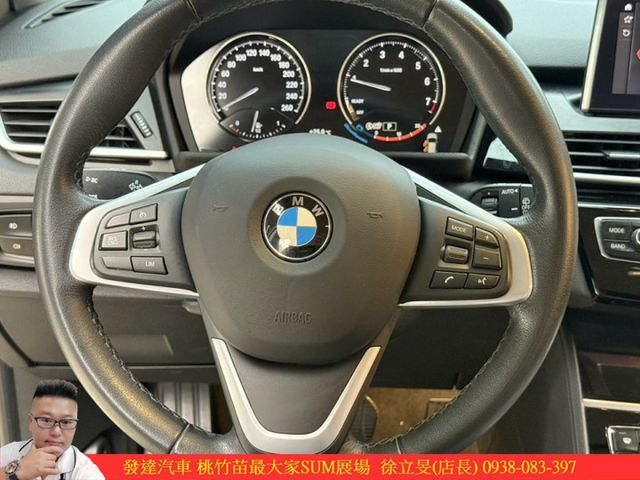 BMW 218I 2019年 1.5 黑 1581 附認  第8張相片