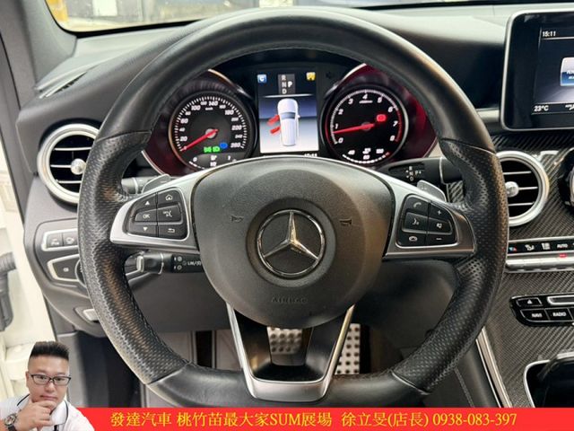 BENZ GLC250 4MATIC 2018年 2.0 白 8885  第12張相片