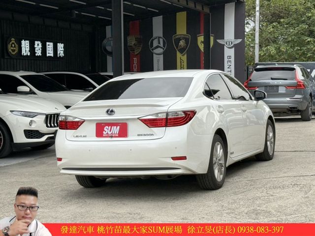 LEXUS ES300H 2013年 2.5 白 8589 順  第15張相片