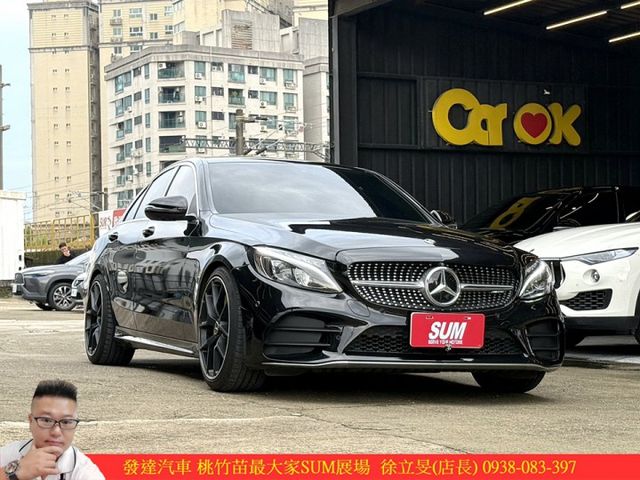 BENZ C200 2017年11月 2.0 黑 6080 順  第2張相片