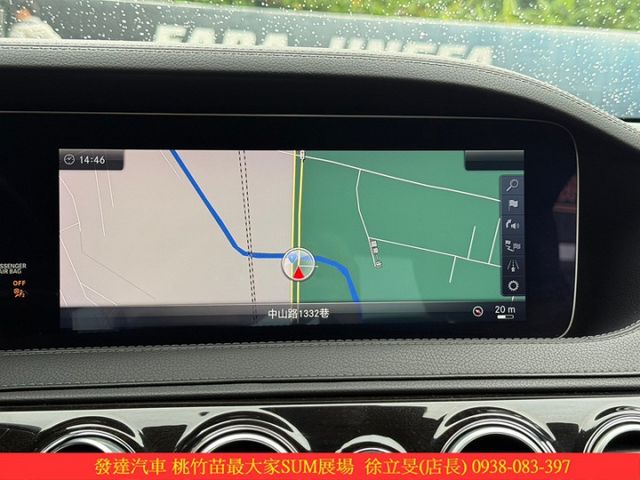 BENZ S350D AMG 2018年 2.9 黑 2089  第14張相片