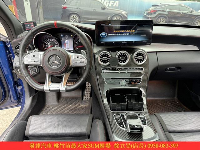 BENZ AMG C43 4MATIC 2018年 3.0 藍 5207  第10張相片