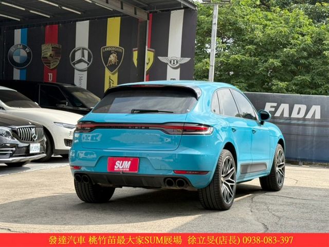 PORSCHE MACAN 2018年12月 2.0 淺藍 6189 順  第19張相片