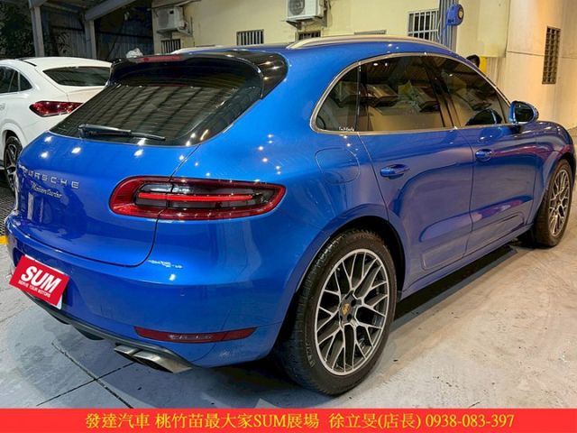 PORSCHE MACAN 2014年8 3.6 藍 #3707 1505  第17張相片