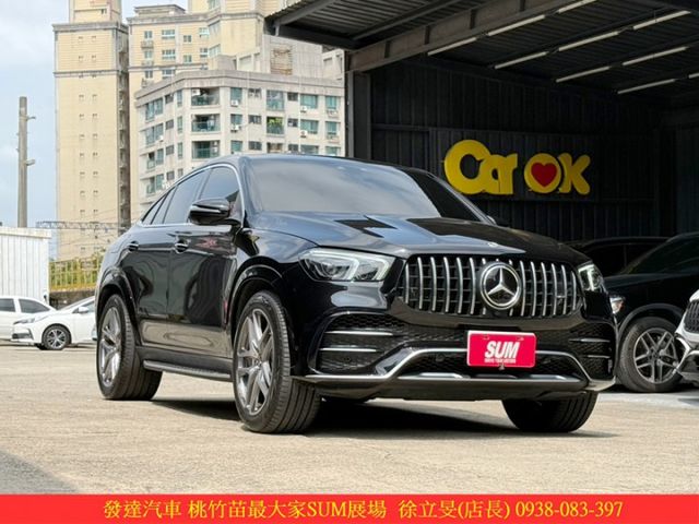BENZ AMG GLE53 4MATIC+ COUPE 2022年 3.0 輕油電 黑 6366  第2張相片