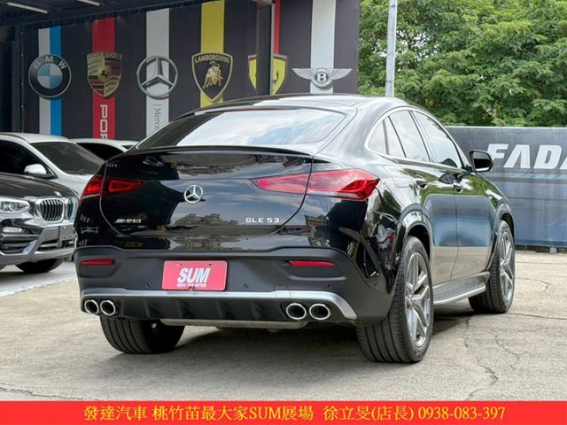 BENZ AMG GLE53 4MATIC+ COUPE 2022年 3.0 輕油電 黑 6366  第19張相片