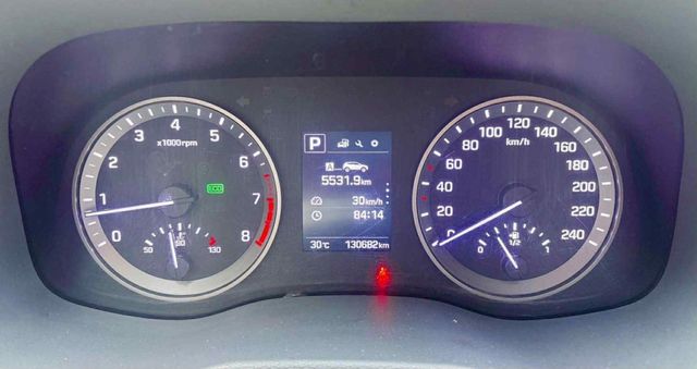 2017年 現代 Tucson 時尚款 灰色 認證車  第8張相片