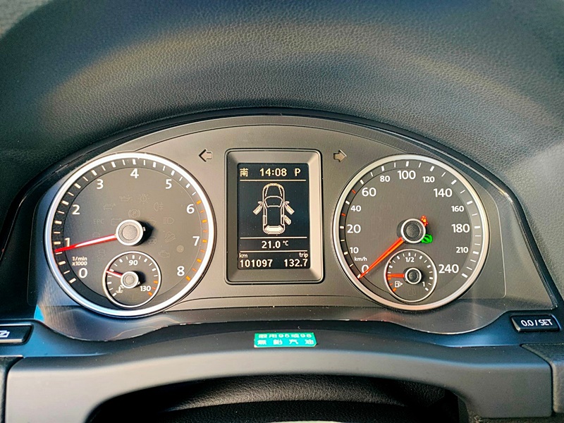 《百度汽車》TIGUAN 只跑10萬一手車內外如新 可全貸私分低月付小白八大可  第10張相片