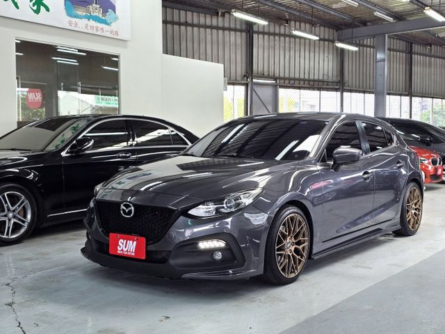 魂動MAZDA3 五門 空力套件 大螢幕 車況不錯喔!  第2張相片