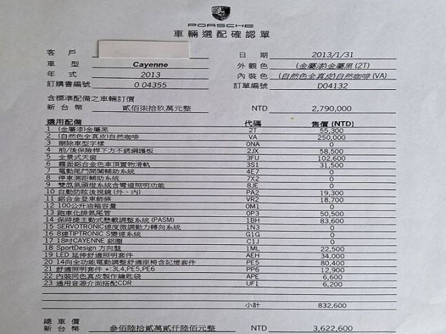 全景天窗  4只馬牌全新輪胎 在地車 全程原廠保養 新車價含選配3622600元 可認證  第20張相片
