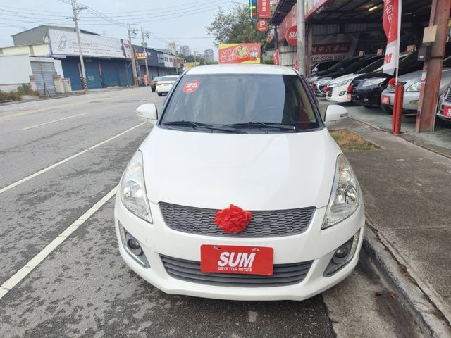 14 新SWIFT 1.2 GLX 豪華型 白~新引擎.極省油.又有力.美!  第1張相片