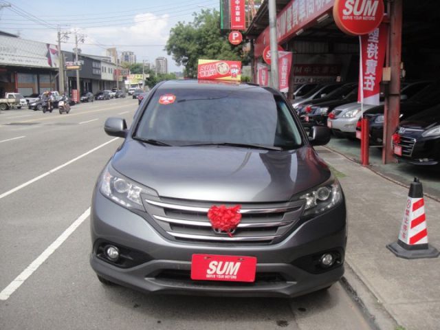 13 CR-V 2.4 灰~VTI-S天窗款~感應HID大燈.快撥.影音.4氣囊.車極美!  第1張相片