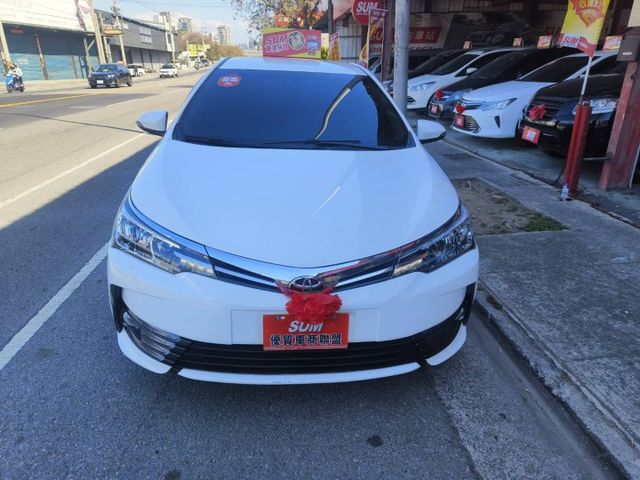 18 Altis 1.8 白 經典型~小姐車.很是美! I-KEY免鑰匙/LED日行燈尾燈/循跡防滑/定速巡航/安卓機/  第1張相片