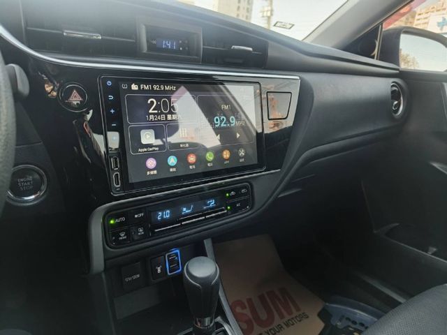 18 Altis 1.8 白 經典型~小姐車.很是美! I-KEY免鑰匙/LED日行燈尾燈/循跡防滑/定速巡航/安卓機/  第9張相片