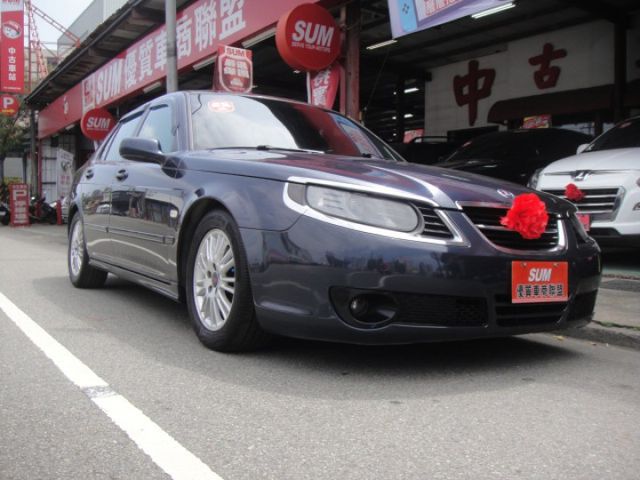 06 SAAB 新大9-5 2.0t VECTOR 莫內藍~路上飛行器~真是美!  第9張相片