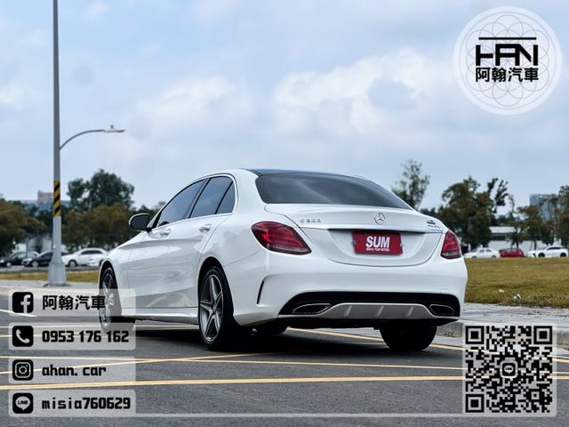 2016年7月【C300】2.0 白 ❱❱❱ AMG套件+全景+4Matic+雙魚眼 ╳ SUM聯盟 ╳ 實車實價  第5張相片