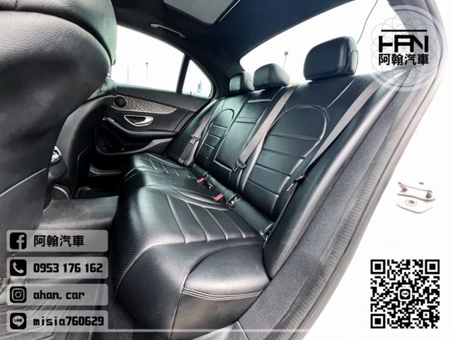 2016年7月【C300】2.0 白 ❱❱❱ AMG套件+全景+4Matic+雙魚眼 ╳ SUM聯盟 ╳ 實車實價  第18張相片