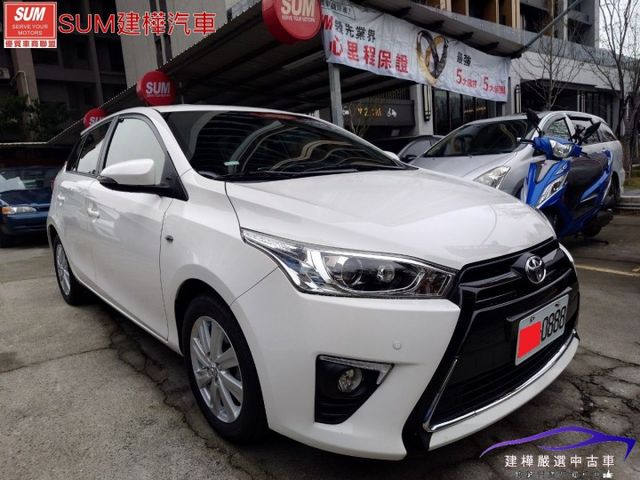 2016 YARIS 漂亮都會好車 全車原鈑件 里程只跑6萬 安卓機 導航 倒車顯影 全程原廠保養 車牌漂亮888  第3張相片