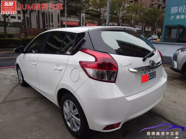 2016 YARIS 漂亮都會好車 全車原鈑件 里程只跑6萬 安卓機 導航 倒車顯影 全程原廠保養 車牌漂亮888  第6張相片