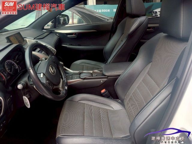 2017 NX200T F-SPORT版 一手車 全景天窗 電動尾門 全車環景 後座出風口 換檔撥片 四輪傳動 盲點偵測  第7張相片