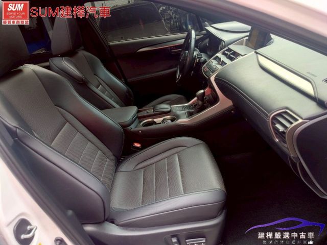 2017 NX200T F-SPORT版 一手車 全景天窗 電動尾門 全車環景 後座出風口 換檔撥片 四輪傳動 盲點偵測  第9張相片