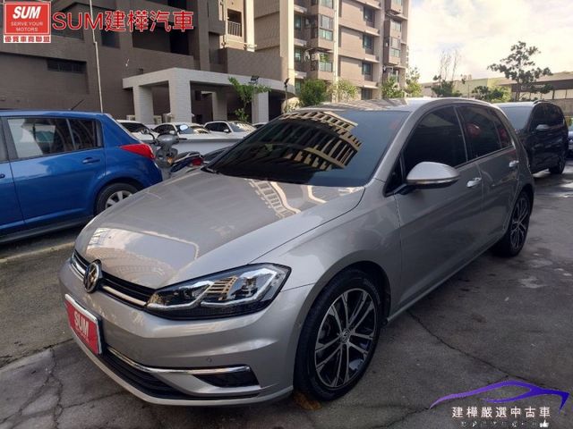 2019 Golf TSi Style 12.3吋液晶儀表板 全車原鈑件 原廠保固到2026年 快撥 盲點 ACC跟車  第1張相片