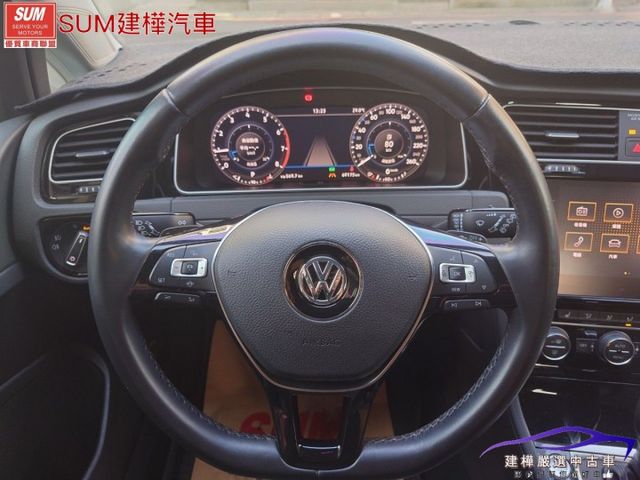 2019 Golf TSi Style 12.3吋液晶儀表板 全車原鈑件 原廠保固到2026年 快撥 盲點 ACC跟車  第12張相片