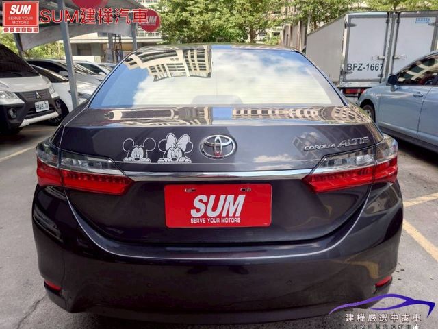 2017 ALTIS 一手車 只跑5萬9 全車原鈑件 I-KEY 摸門 定速 安卓機 導航 倒車顯影 抬頭顯示  第5張相片