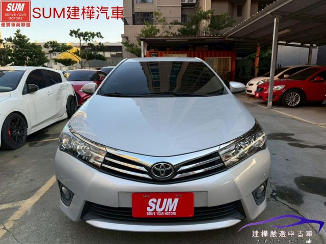 2016 ALTIS 一手女用車 全車原鈑件 I-KEY 摸門 定速 抬頭顯示 倒車顯影 前後行車紀錄  第2張相片