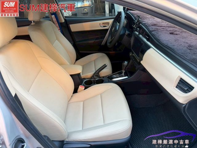 2016 ALTIS 一手女用車 全車原鈑件 I-KEY 摸門 定速 抬頭顯示 倒車顯影 前後行車紀錄  第9張相片