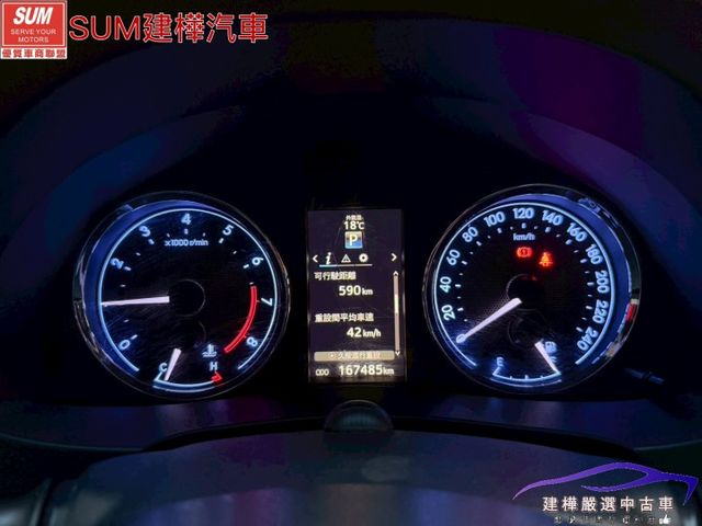 2016 ALTIS 一手女用車 全車原鈑件 I-KEY 摸門 定速 抬頭顯示 倒車顯影 前後行車紀錄  第14張相片