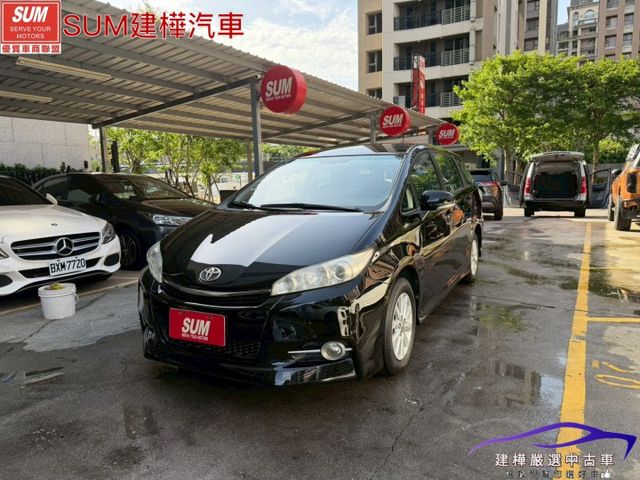 2013 WISH 全車原鈑件 七人座好休旅 安卓機 導航 倒車顯影 方向盤音響快控  第1張相片