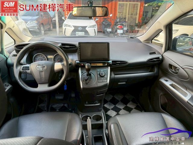 2013 WISH 全車原鈑件 七人座好休旅 安卓機 導航 倒車顯影 方向盤音響快控  第12張相片