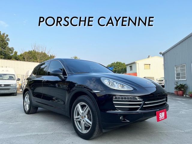 Cayenne白金限定版 總代理 【原漆 僅跑8萬】 跑車計時套件/雙色內裝套件/金屬璽玉黑車漆/14向電動椅  第1張相片