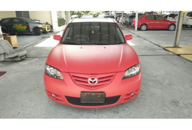 消光帥氣紅 天窗馬三 優質代步車 省油有力 大空間!!  第2張相片