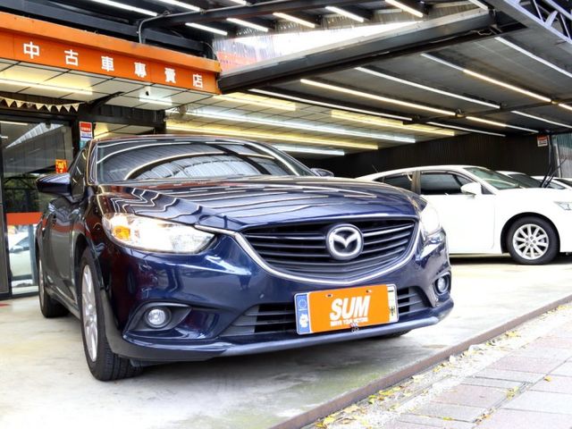 會長の店認證車☆五重送專案☆小改款MAZDA6 2.0 SKY-G.自用車跑九萬.免鑰匙.定速.導航.倒車顯影  第1張相片