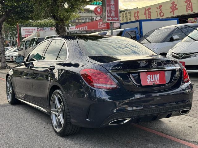 會長の店認證車/朋友託售～二年保固☆旗艦小改款C250 AMG黑沈木•自用車+只跑6萬多公里/選配全景天窗/選配大螢幕  第2張相片