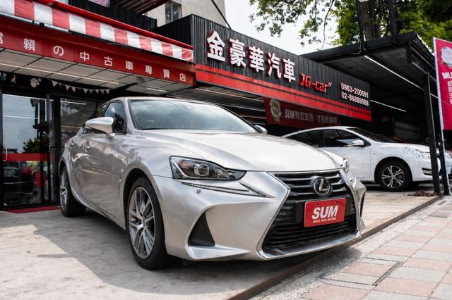 會長の店認證車☆大改款 IS300 2.0汽油/一手車+只跑6萬多/ACC跟車/車道偏移/自動煞停/空力套件/倒車顯影  第1張相片
