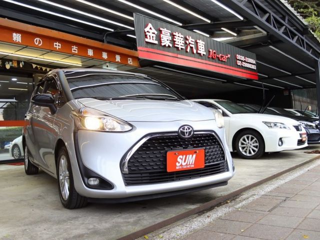 會長の店認證車☆小改款 SIENTA 1.8七人座 豪華+雙電滑門/免鑰匙/車道偏移/自動煞停/環景影像  第1張相片