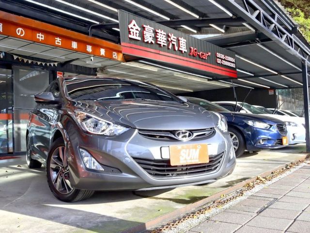 會長の店認證車/五重送專案☆小改款ELANTRA EX‧一手+只跑6萬多‧免鑰匙‧電動天窗.影音大螢幕.循跡  第1張相片