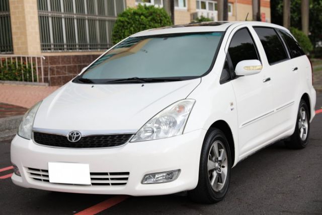 汽車圖片 1張相片中古車 售正05年toyota Wish 2 0 E版白色 Toyota 豐田 Wish 嘉義縣 Findcar 找車網