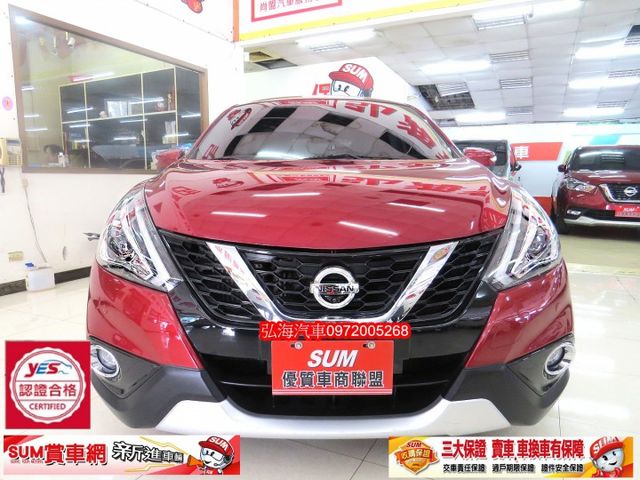 2017年領18年型式~NISSAN BID TIIDA~小改款~五門斜背~1.6 I-KEY 影音版~渦輪版~僅跑五萬  第2張相片